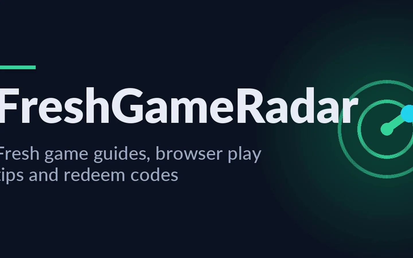 FreshGameRadar 1