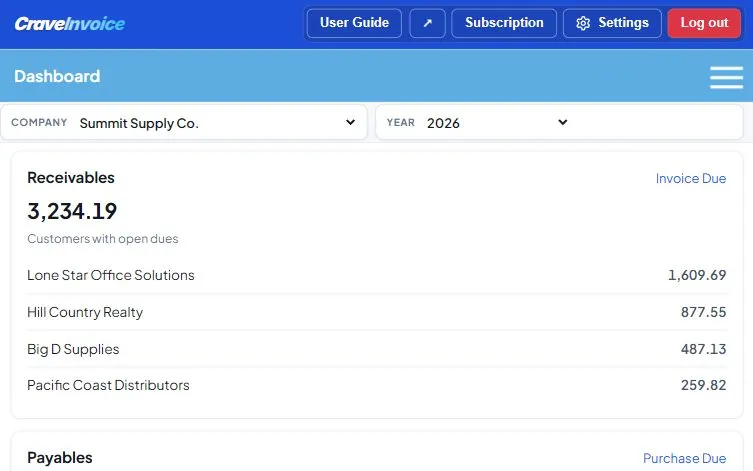 CraveInvoice 1