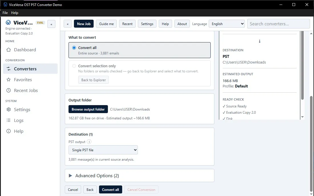ViceVersa OST to PST Converter 3